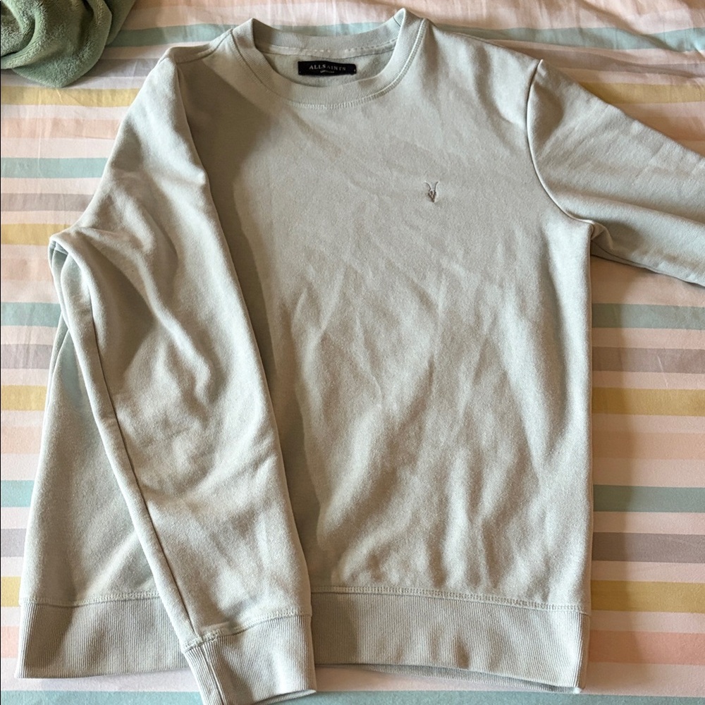 All Saints Mint Crewneck Sweater